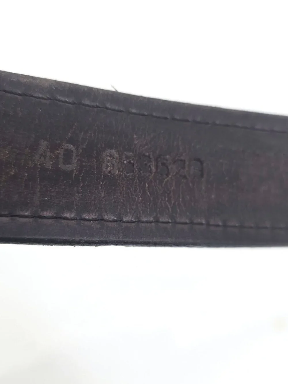 VTG DULUTH Trading Co. Size 40 Heavy Duty Leather Belt Brown Brass Buckle USA